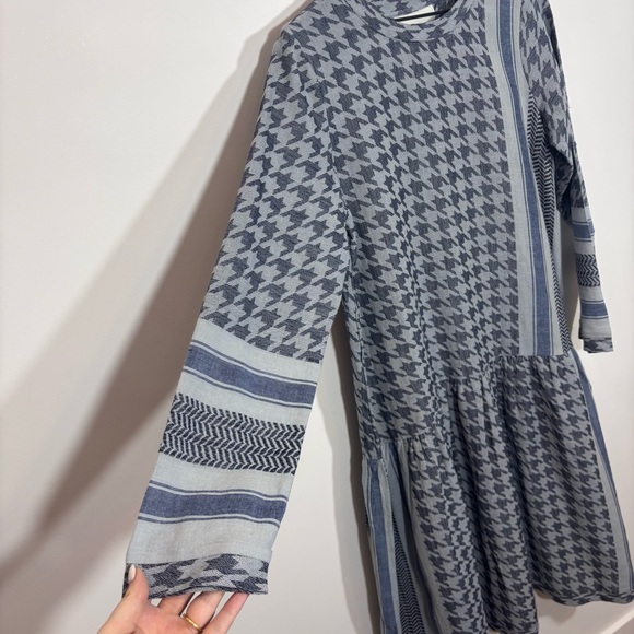 Summery Copenhagen Josefine Long Sleeves Dress NWT Small Doeskin/ Peacot Cotton - Picture 3 of 12